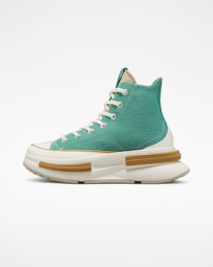 Men's Converse Run Star Legacy CX Textured High Top Shoes Green | AU 064E1N